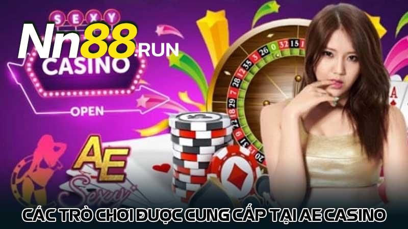 Giới thiệu về AE casino - Tổng quan và lịch sử phát triển 5 Các trò chơi được cung cấp tại AE casino